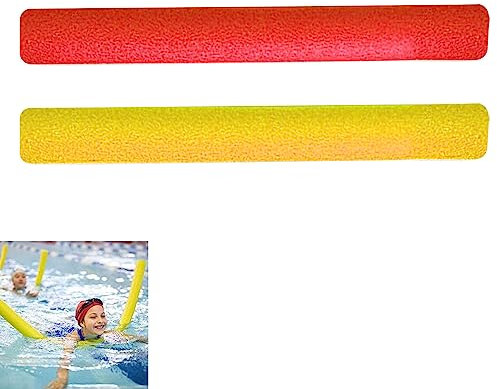 Rianpesn 2 Piezas 150cm Churros para Piscina | Tubo Espuma para Piscina | Palo Flotador | Espuma Brillante para Proyectos Natación, Flotación Y Manualidades
