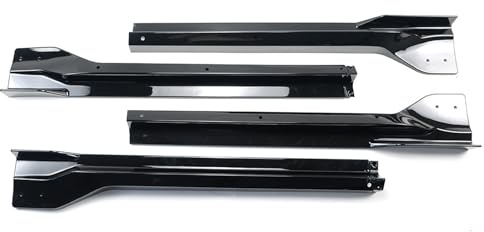 Auto Schweller Seitenschweller Für Jeep Für Grand Für Cherokee Für SRT Für SRT8 Wk2 2012-2021 Auto Seite Rock Verlängerung Splitter Lip Spoiler Diffusor Zubehör (Farbe : Glossy Black)