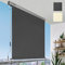 Sol Royal Store Vertical 180x250 cm MS5 Store - Brise-Vue de Balcon Robuste Manivelle Amovible Protection Solaire Hydrofuge Terrasse Balcon Jardin Store Vertical résistant aux intempéries Anthracite