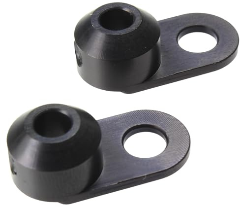 Chopz & Cruiz Blinkerhalter/Blinkeradapter für die Bullet-Atto-Blinker von Kellermann → CNC Gefräst → Alu Schwarz Eloxiert (6 mm Montageloch)
