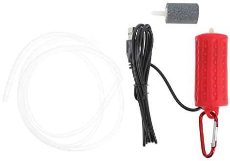 BESPORTBLE 1Satz USB Aquarium Luftpumpe Leise Sauerstoffpumpe für Aquarien Stunden Kontinuierliche Belüftung Langlebiges Silikonmaterial für Fische und Wasserpflanzen Kompakte für Einfache Lagerung