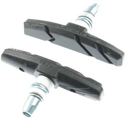 cyklar bakbromstrumma Cykel Bromsblock Gummi Cykeldel MTB Mountain Road Cykel Lättvikts V-broms Skor Pads Cykel(1 Pair Black)