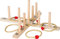 goki SA059 Ringwurfspiel aus Holz mit 5 Sisalringen, 56 cm – Outdoor & Indoor Geschicklichkeitsspiel zur Förderung von Koordination
