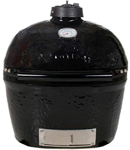 Primo 774 Ceramic Charcoal Smoker Grill, Oval Junior