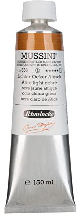 MUSSINI® - feinste Künstler-Harz-Ölfarben, Lichter Ocker Attisch - 150 ml