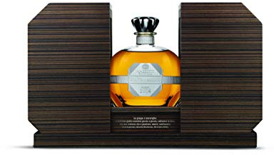 Decanter con grappa di Moscato Riserva 2004 -Mazzetti- in cassetta di legno pregiato da collezione Edizione Limitata 570 esemplari