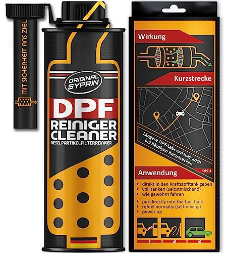 Original Syprin Dieselpartikelfilter DPF Reiniger 300 ml | Additiv zur DPF Reinigung I Diesel DPF Cleaner & Schutz