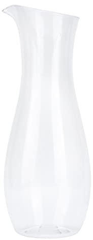 Gavigain Glaskaraffe-Krüge, Getränkespender, Runde Karaffe-Krüge, Glas-Getränkedekanter, Klare Krüge, Wasserkaraffe, Weinkaraffe Für Wasser, Wein, Milch(1100cc)