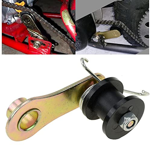 Kit de tendeur de chaîne tout usage en métal - Installation facile - Ajusteurs de chaîne pour sports motorisés - Tendeur de chaîne de moto