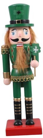 HOLIDYOYO Creative Adorable Nutcracker Decoration Lollipop Wooden Soldier Ornament for Christmas Showcase Decor Home Adornment for Boys and Girls and Family