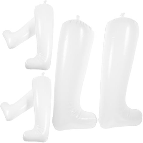SAFIGLE 6pairs Inflatable Boot Shaper Stretcher Shoe Storage for Women Long Knee High Boots Holder Easy to Inflate Pvc Shoe Trees