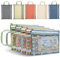 Lot de 10 pochettes en maille à fermeture éclair pour jeux de société, jeux de société, blocs de construction, sacs de rangement pour jouets, sacs de rangement à fermeture éclair