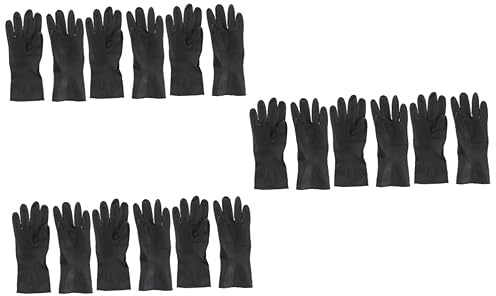 Baluue 9paare Haare Färben Mit Paaren Wasserdichten Rutschfesten Friseur-handschuhen s Schwarz Für Damen Und Herren Für Salon Und Heimgebrauch