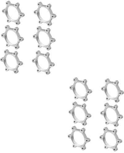 UPKOCH 2 Ensembles Adaptateur De Rotor De Frein À Disque Pour Vélo De Flasque Filetée Compatibilité Améliore La Performance De 6 Pièces * 2