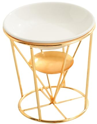 Gcljlmy Bruciatore per oli essenziali, scalda diffusore, porta lumini decorativi, scalda oli aromatici per soggiorno, ufficio, decorazione