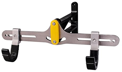 Whoasyst Portabiciclette orizzontale Supporto da parete Regolabile Bike Hanger Wall Bike Ganci Casa Garage Storage Facilmente Rack di stoccaggio orizzontale per bicicletta