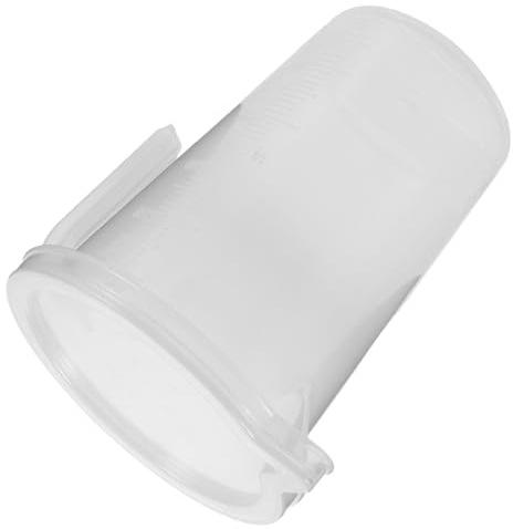 QUMIIRITY Juego de 6 Vasos Medidores de Plástico de 500 Ml con Asa y Tapa Jarra Medidora Graduada para Líquidos Resistente y Segura para Cocina Doméstica y Comercial