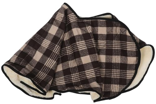 TOGEVAL Manta Chal para Silla de Ruedas Resistente al Viento Clip Magnético, Capa Desmontable Forrada Térmica para Adultos, Abrigo Poncho Invierno para Pacientes y Movilidad Exterior