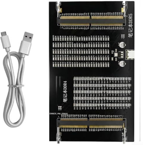 Notebook Tester DDR4 DDR5 Slot di Memoria Controllo Dispositivo USB Alimentato Scheda di Debug Mainboard per PC Portatile 15x9.2cm