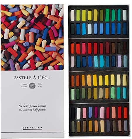 Sennelier Pastels Soft Half ST PKG, 80 unidades (paquete de 1)