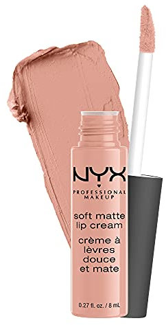 NYX Professional Makeup Lippenstift, Soft Matte Lip Cream, Cremiges und mattes Finish, Hochpigmentiert, Langanhaltend, Vegane Formel, Farbton: Cairo