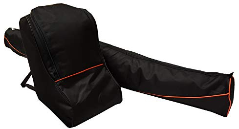 Aves24 SKITASCHE Skisack 150 160 170 180 und 190 cm für Ski mit Stöcke mit/ohne Skischuhtasche reißfeste Skibag