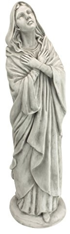 Design Toscano Maria Immacolata Statua, Grigio