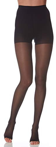 Scudotex Panty 140 Denier Open Punta Abierta Color Nero Talla 2-1 unidad