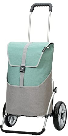 ANDERSEN Einkaufstrolley - Royal Shopper Vigo Mint 46 L einkaufen,hochwertig, Aluminium, klappbar, Kugellagerad