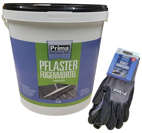 zbs24 Prima Pflasterfugenmörtel anthrazit 25 kg, 1-komponentig gebrauchsfertig zum wasserdurchlässigen Verfugen von Beton-u. Natursteinbelägen
