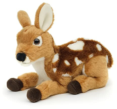 Uni-Toys - Cervatillo, Tumbado - 17 cm (Longitud) - Peluche REH - Peluche