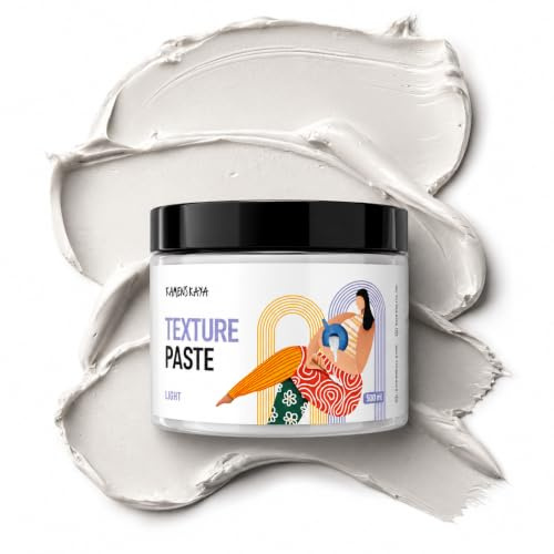 KAMENSKAYA Leichte Texturpaste - Modellierpaste Acryl Medium - 16.9 fl oz (500 ml)