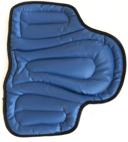 AMZBNEIDI Schabracke, Reiten Stoßdämpfender Sitzsattel Kissenpolster Reitsport Tack(Blue)