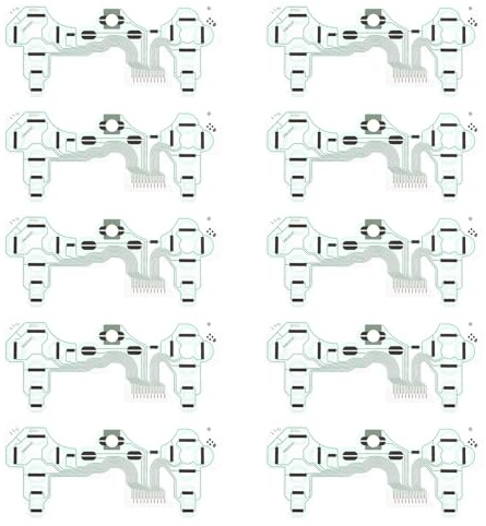 eMagTech 10 st kontrollband kretskort film SA1Q160A kompatibel med PlayStation PS3 Dual Shock 3