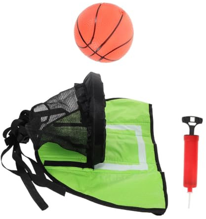 HONITANO 3 Stück Mini Basketballkorb Trampolin basketballkorb aufsatz mit Pumpe und Mini bällen Einfach zu Montieren Strapazierfähiges Outdoor Sportgerät für Fördert Bewegung und