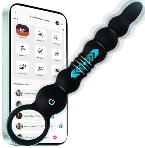 Plug Anal Vibradores, Bolas Anales Plug Estimulador de Próstata Hombre