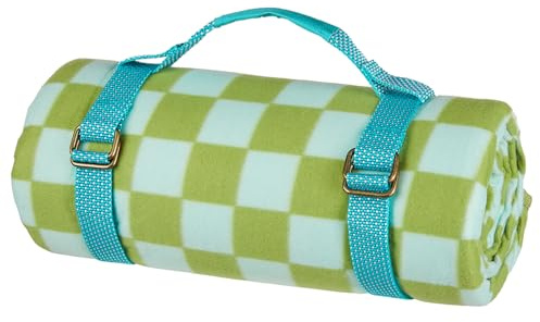 BUTLERS Picknickdecke Outdoor 200x200 cm - GET Together - waschbare Campingdecke XXL mit Klettverschluss und Tragegriff | Stranddecke für Garten, Ausflüge & Park | Picknick Matte wasserabweisend