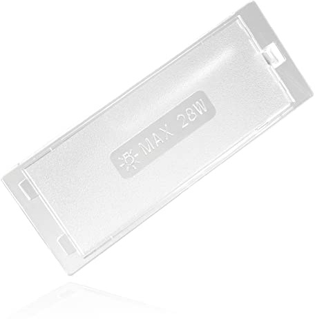 SPARES2GO Light Diffuser/Lens Cover Plate Fits AEG Cooker Hood (145mm x 54mm)