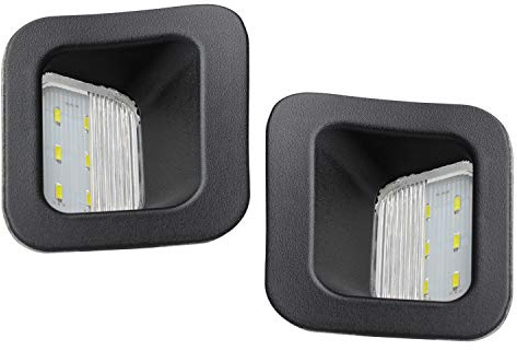 RUXIFEY LED License Plate Light Tag Lights Compatible with 2003 to 2018 Dodge Ram 1500 2500 3500, 6000K White