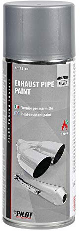 PILOT 38185 Vernice Spray per marmitte - 400 ml - Argento