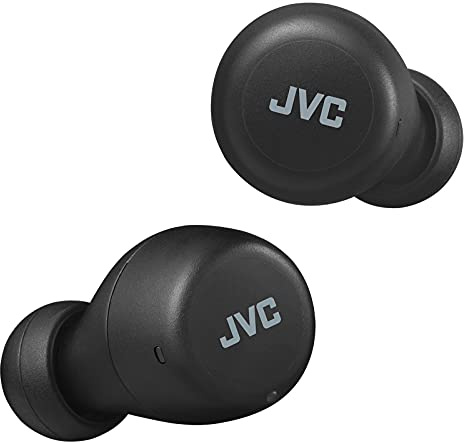 JVC Écouteurs sans Fil Gumy Mini, Petits Intra Auriculaires, Léger, Bluetooth 5.1, Résistance à l'eau (IPX4), Autonomie longue durée (jusqu'à 15 Heures) - HA-Z55T-B (Noir)