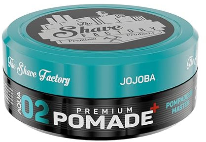 The Shave Factory Premium Pomade 150ml 02 Pompadour Master with Jojoba Extra Hold & Shine