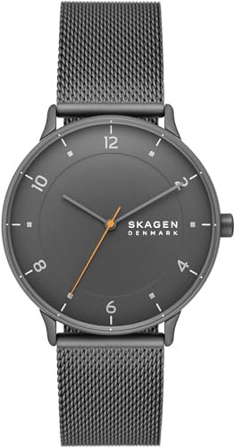Skagen Herrenuhr Riis 3-Zeiger-Werk Edelstahl anthrazit, SKW6884