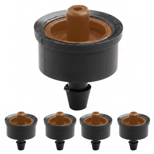 Suinga Gotero Autocompensante No Desmontable 4 Litros | Pack 200 Goteros Autocompensantes para Riego por Goteo | Goteros para Riego Agricola y Jardineria 4 l/h | Ideales para Lugares con Desnivel