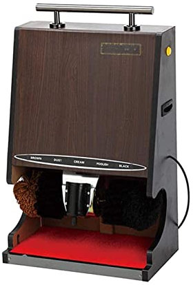 Household Electric Shoe Brush Machine, Electric Shoe Polisher, Automatic Induction Dust Removal Treatment with Shoes Cleaning Brush Kit Multi Brush Polisher Suitable for Hotel Entrance Hall