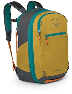 Osprey Daylite Expandable 26+6 Travel Pack, Tumbleweed Yellow/Tunnel Vision