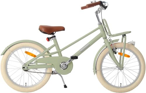 AMIGO Urban - Kinderfahrrad Jungen - 18 Zoll - Mit Rucktrittbremse und V-Brake - 5-7 Jahr - Grün