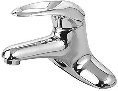 Rubinetteria da bagno Rubinetti per lavabo per bagno Rubinetto per lavabo caldo e freddo in ottone-zinco, rubinetto monocomando a doppio foro per bagno, lavabo, rubinetto con maniglia ispessita