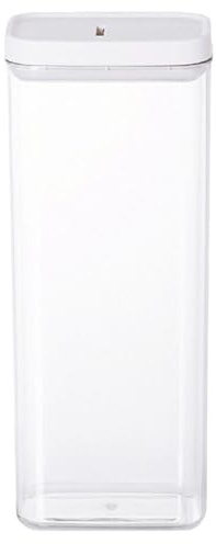 ABOOFAN Airtight Spaghetti Storage Jar Plastic Pasta Container for Pantry Organization and Storage Kitchen Canister for Noodles Dry Food Reusable Cylindrical Tube | Transparent Plastic, Sealed Canister Design, Fridge Use, Kitchen Organized and Clean