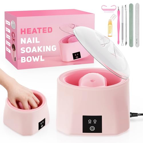 Bol à Trempage De Vernis à Ongles Électrique: Yokilly 36W Chauffage Rapide Dissolvant De Acetone UV Vernis Semi Permanent - Gel Ongle Cuticle Remover Machine Pour Manucure